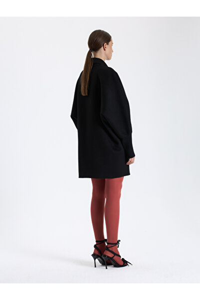 BAQA Double-Breasted Collar Cashmere Coat