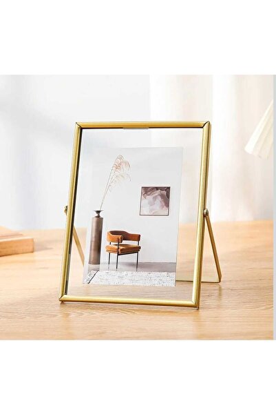 Home Picture Frame, Metal Glass, Vertical Rectangle Picture Frame 25*20 cm
