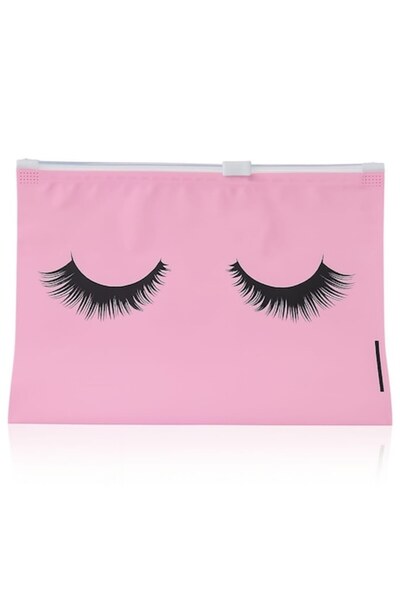 OEM Cosmetic bag with zipper, Pink, 10 x 15 cm