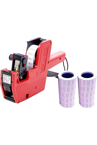 EACAM Price Gun with Labels Kit, 8-Digit Portable Labeler with Date and Price