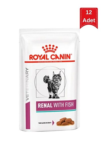 Royal Canin Veterinary Renal With Fish Balıklı Kedi Yaş Maması 12 X 85 Gr