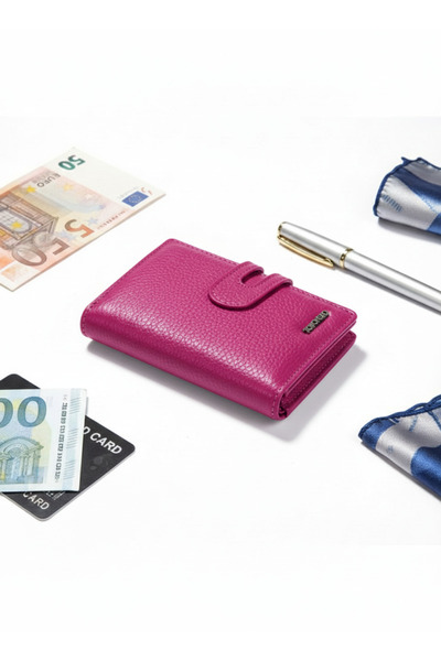 PASSTELL 100% Genuine Leather Women's Medium Wallet