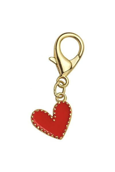 OEM Metal Heart Keychain, Red, 3.5 cm