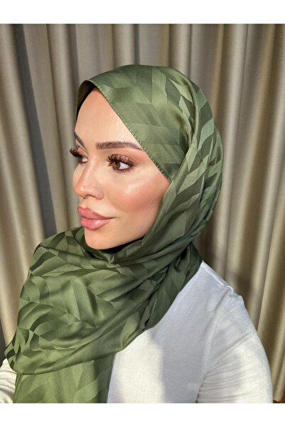 VIEN POLO Yaprak Desenli Jakar Şal - Zarif ve Şık Dokuma Model
