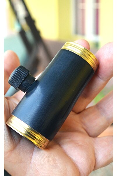 SANTA 68 mm ebonit mikrofon delikli gold klarnet barel