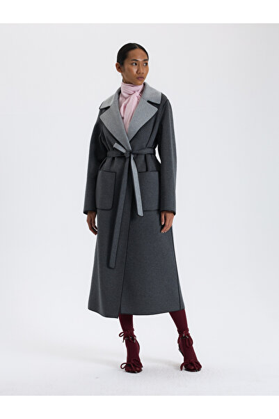 BAQA Contrast Piped Pocket Coat