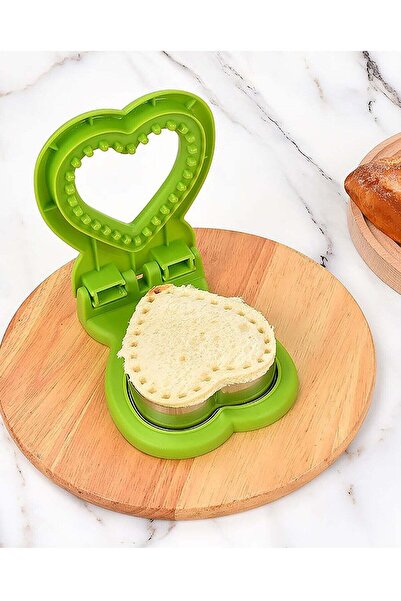 THE MOULD قاطعة حواف الخبز وصانعة الساندويتشات على شكل قلب متعددة الألوان