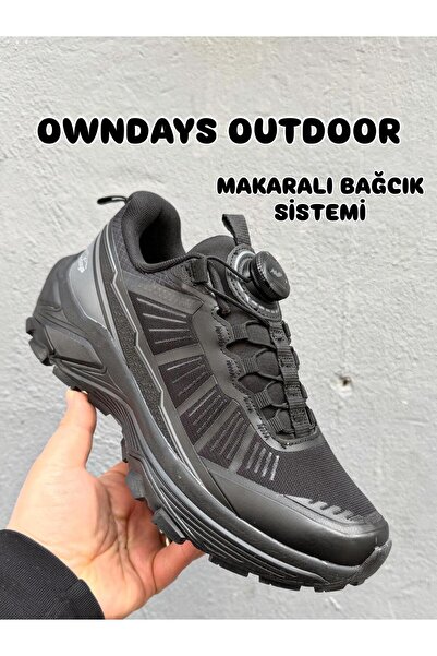 Owndays Makara Lace-Up Men's Outdoor Shoes, Memory Foam Comfort Insole