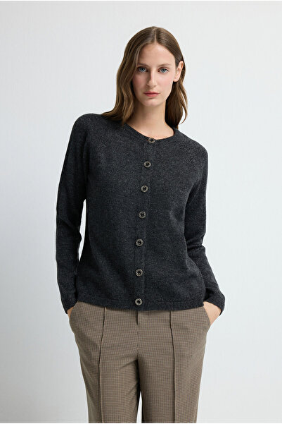 adL Bisiklet Yaka Triko Hırka