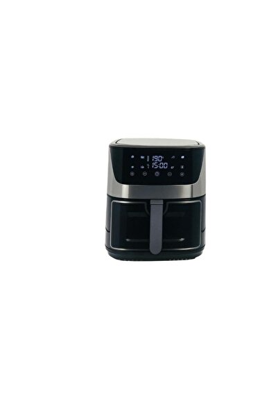 Tradeo Digital Air Fryer 12.5L, LED Touch Display, Timer & Temp Control, Large Capacity, Black & Silver