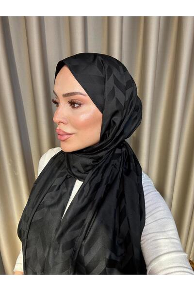 VIEN POLO Yaprak Desenli Jakar Şal - Zarif ve Şık Dokuma Model