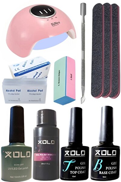 xolo Kalıcı Oje Yapma Seti 20 Parça Klasik Renkler Top Base Top Coat Solüsyon...