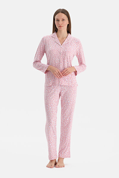 Dagi LEOPAR DESENLİ TERMAL PİJAMA TAKIMI