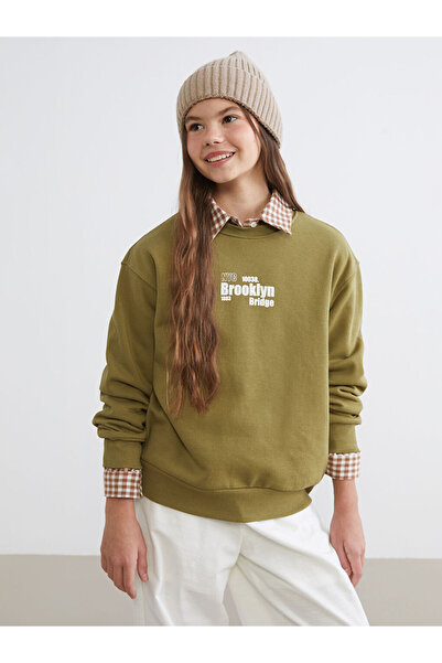 LC Waikiki Блестящи селекции от Shining Store Дебела блуза с печат за момичет...