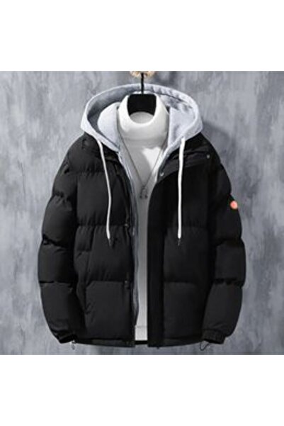 La Chinata Thick Cotton Windproof Long-Sleeve Winter Jacket with Pockets and Zipper 241212Z