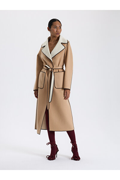 BAQA Contrast Piped Pocket Coat