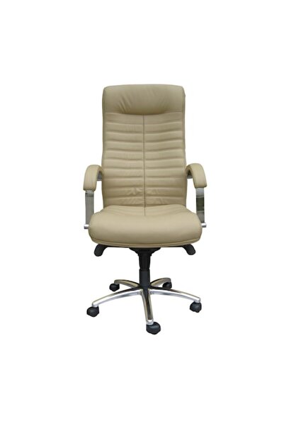 Ergonica Scaun directorial SENNA, piele bej