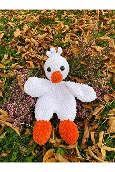 Blue Home Lıght Amigurumi Organik Oyuncak ÖRDEK Yumuşak Yapıda Bebekler İçin ...