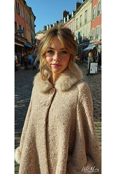 LAGRANZE Italian Soft Elegance Winter Women's Cape