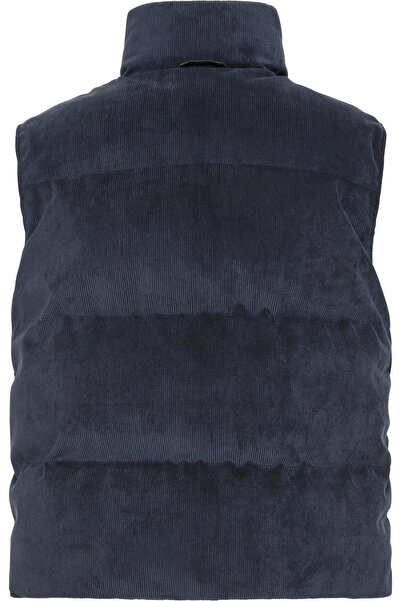 Calvin Klein SLVLSS REVERSIBLE CORDUROY PUFFE Mavi Erkek Yelek