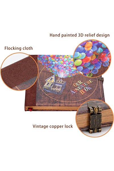 Generic Our Adventure Photo Scrapbook Journal