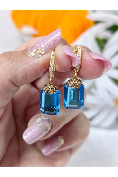 argint 925 GOLD PLATED SILVER EARRINGS