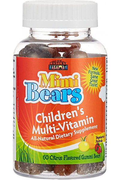 21st Century ميمي بيرز تشو للأطفال - فيتامينات متعددة - 60 قرصًا