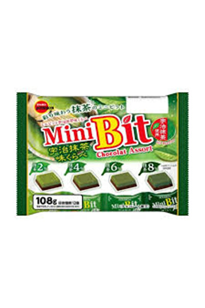 Bourbon ميني بت شوكولاتة أوجي بنكهة الماتشا 108 جرام