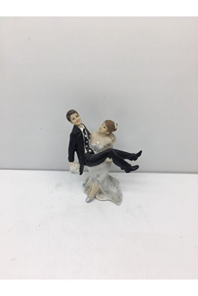OEM Dekoratif Polyester Obje Gelin Damat Biblo 14x11x6 Cm