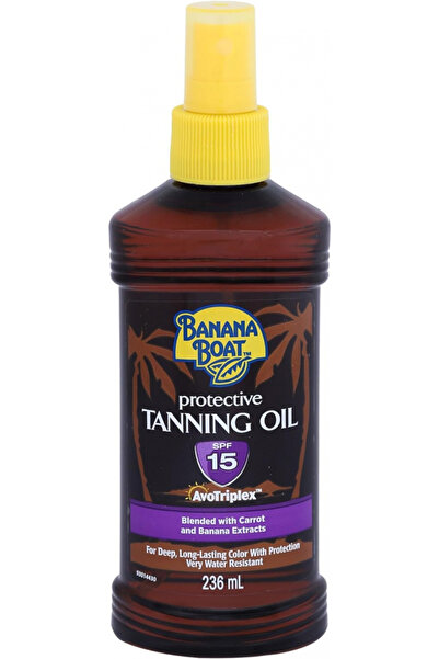 Banana Boat Protective Tanning Oil-Spf15-Carrot & Banana Extracts-Deep Long Lasting Color