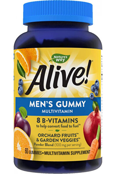 Nature's Way Alive Men'S Gummy Vitamins 60'S