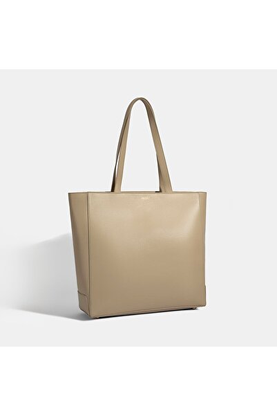 Desa Women's Beige Leather Shoulder Bag