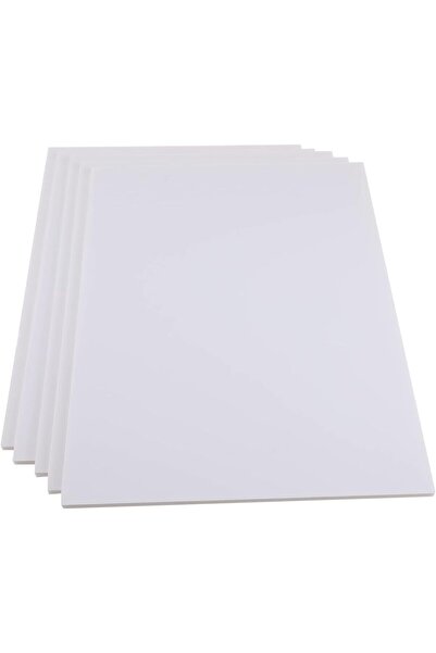 BBA White Foam Board, 5 Sheets, A2, Soft & Durable -