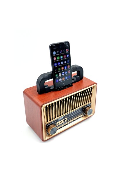 Rovolt NS-2071BT Vintage Portable Radio — Bluetooth, TWS, USB/TF, FM/AM/SW, Remote