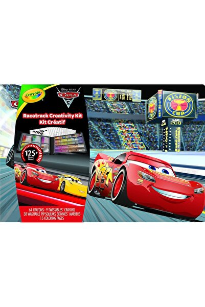 Crayola Kids Oil Crayons, Wax, Red (Cars Coloring Set)