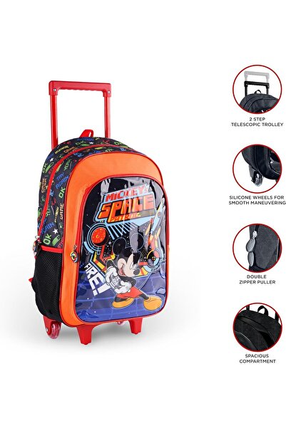 Generic Trokir 6-in-1 Licensed Wheeled School Bag Set - 18-inch, Waterproof (Kids Unisex)