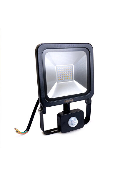 Strend Pro Work floodlight, LED, with sensor, 20 W, 1600 lm, IP44,