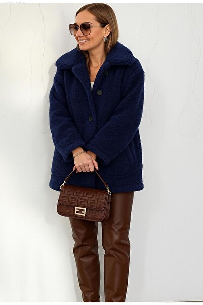 Valeria Butik PALTOAN DE PLUȘ OVERSIZE PENTRU FEMEI