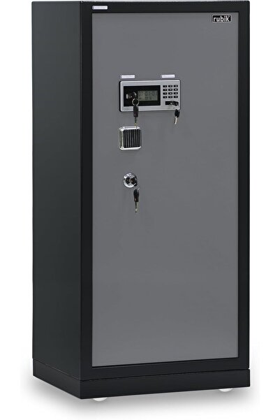 RUBIK Fire Resistant Triple Security Safe Box XX-Large (150x65x56 cm) Black/Grey