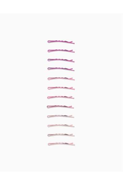 Ziddy 12-Pack Hair Pins for Babies and Girls, Pink