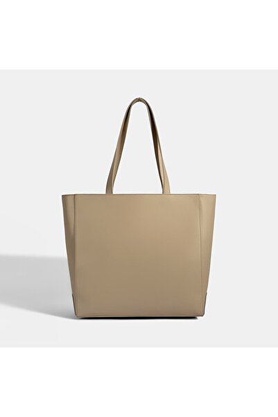 Desa Women's Beige Leather Shoulder Bag