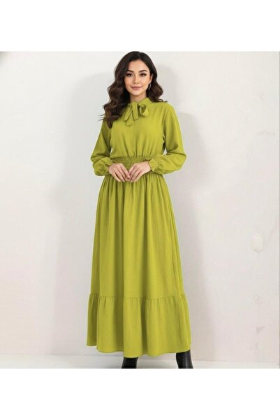 Cockatoo Women's Waist-Cinching Tie-Dye Dress with Lace-Up Detail