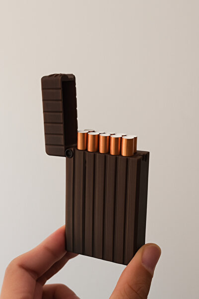 SLM Sigara Saklama Kutusu 10'lu Kahverengi