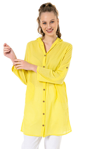 Heaven Ephesus Hooded Tunic Shirt - 1560