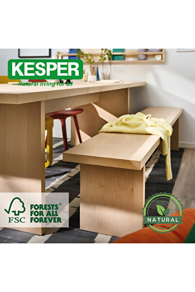Kesper Nordic Bench – Masif Çamdan Doğal Oturma Bankı