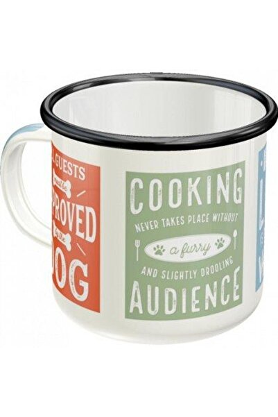 Nostalgic Art Dog Rules enamel mug