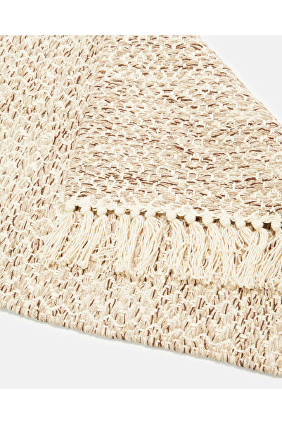 REDTAG Beige Woven Dhurrie
