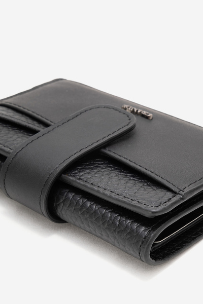 Grande Gd 2819 genuine leather unisex wallet black