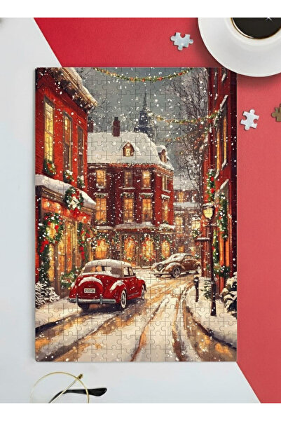 PRİNTOPİA DESİGN هدية لغز مكونة من 99 قطعة بتصميم سانتا كلوز لعيد الميلاد المجيد