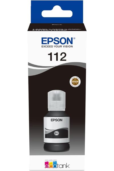 EPSON 112 EcoTank Pigment Black Ink Bottle